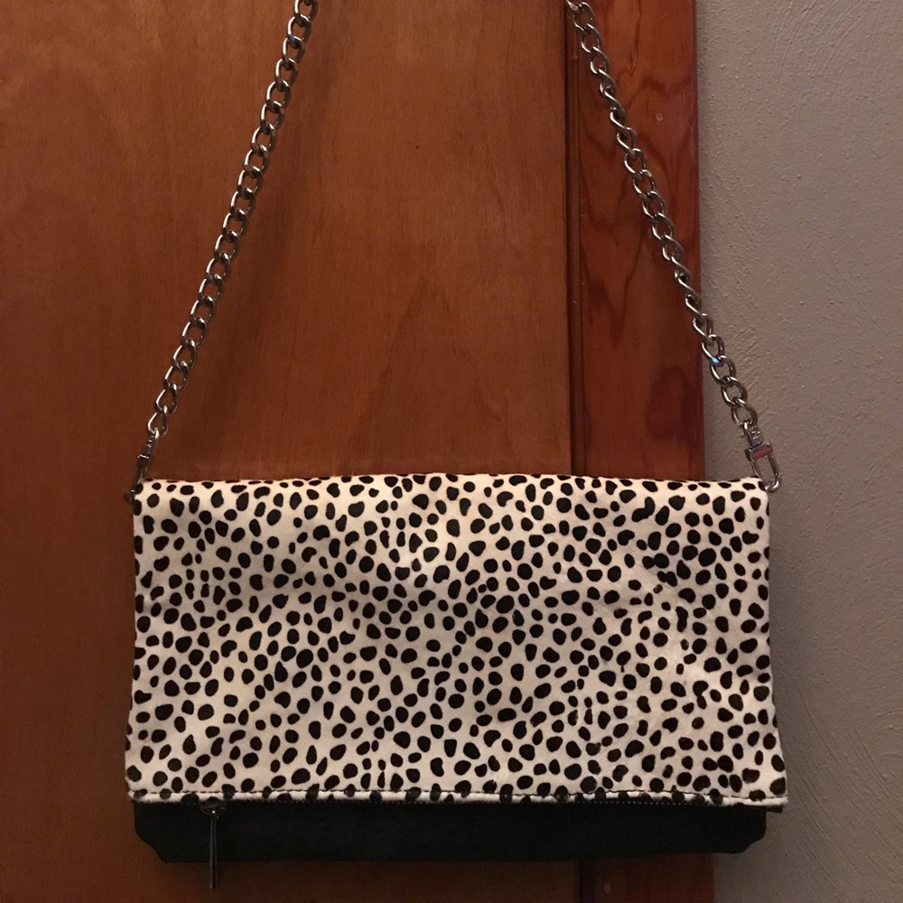 Express Leopard cross body bag